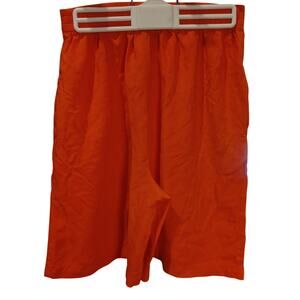 Melrose Options Women's M Bight Orange Stretch Waist Shorts